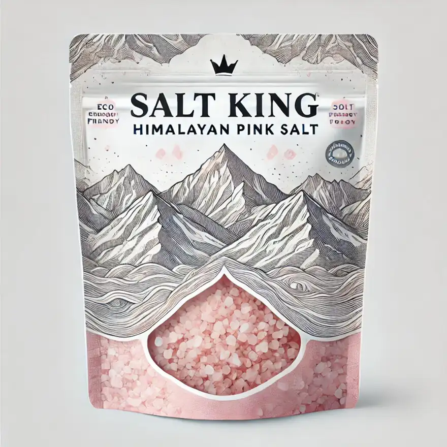 Private label Himalayan salt packaging examples